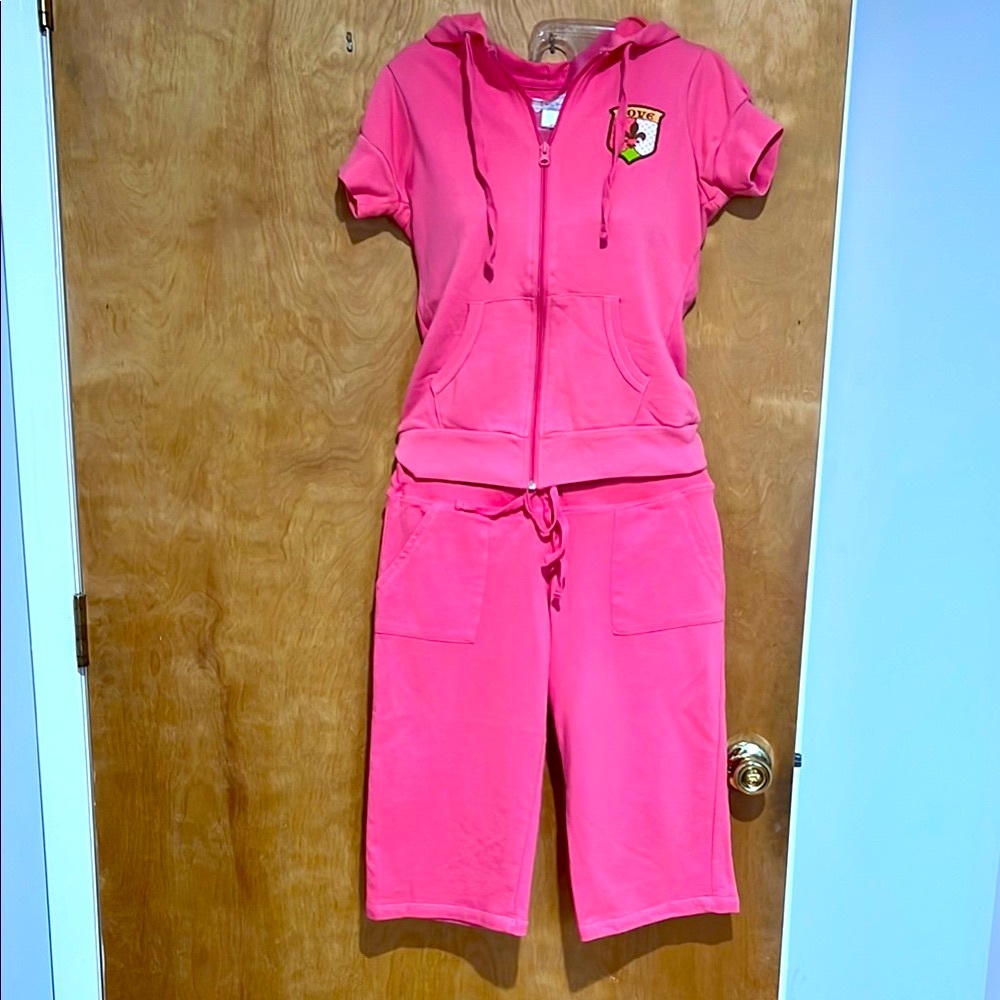 Women's Set of Zip Up Hoodie and Casual Pants set (Sz.M)